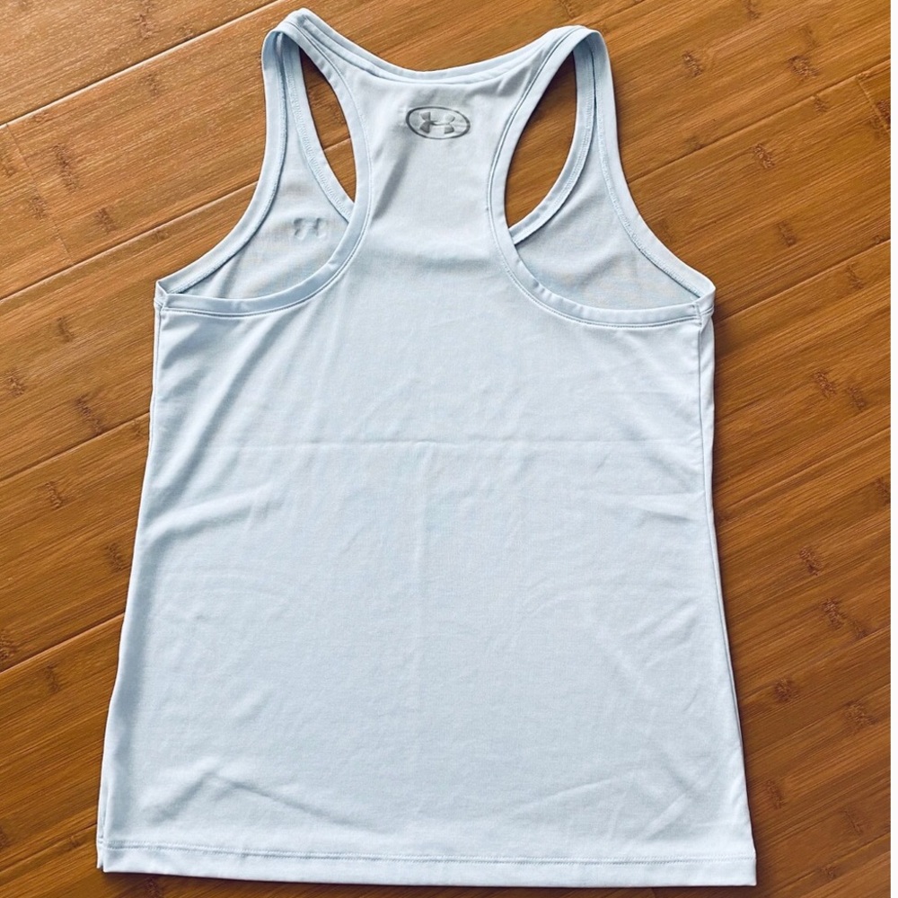 UNDER ARMOUR Blue Racerback Workout Tank - Picture 2 of 3